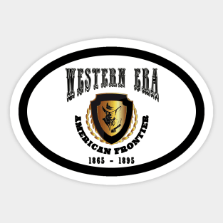 Western Era aka American Frontier - White Sticker